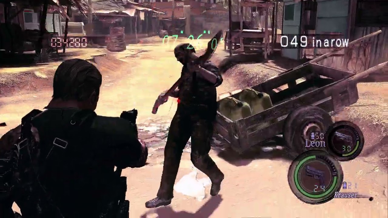 RE5 Checkpoint ~ Mutated Krauser & Claire Redfield & Mafia Leon ~ Gabriel Map Pack 1 Reunion Mercs