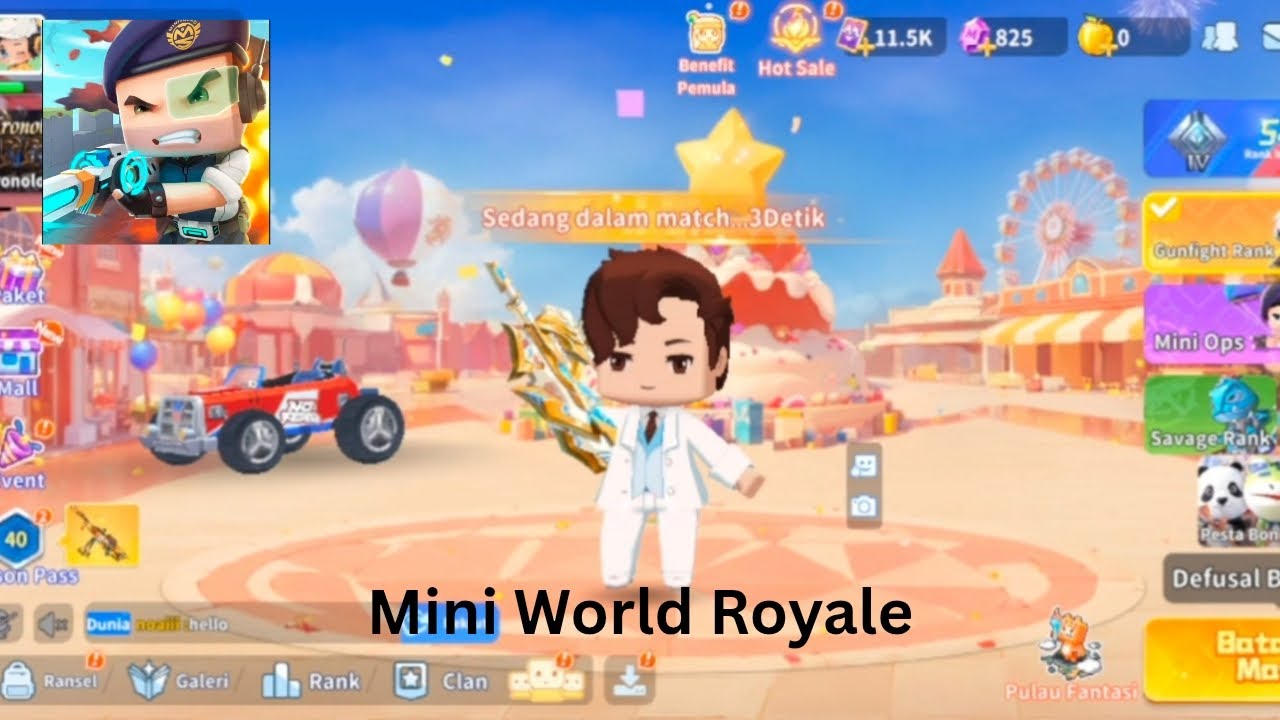 Mini World Royale Gameplay Android | Battle Royale Seru Tanpa Komentar