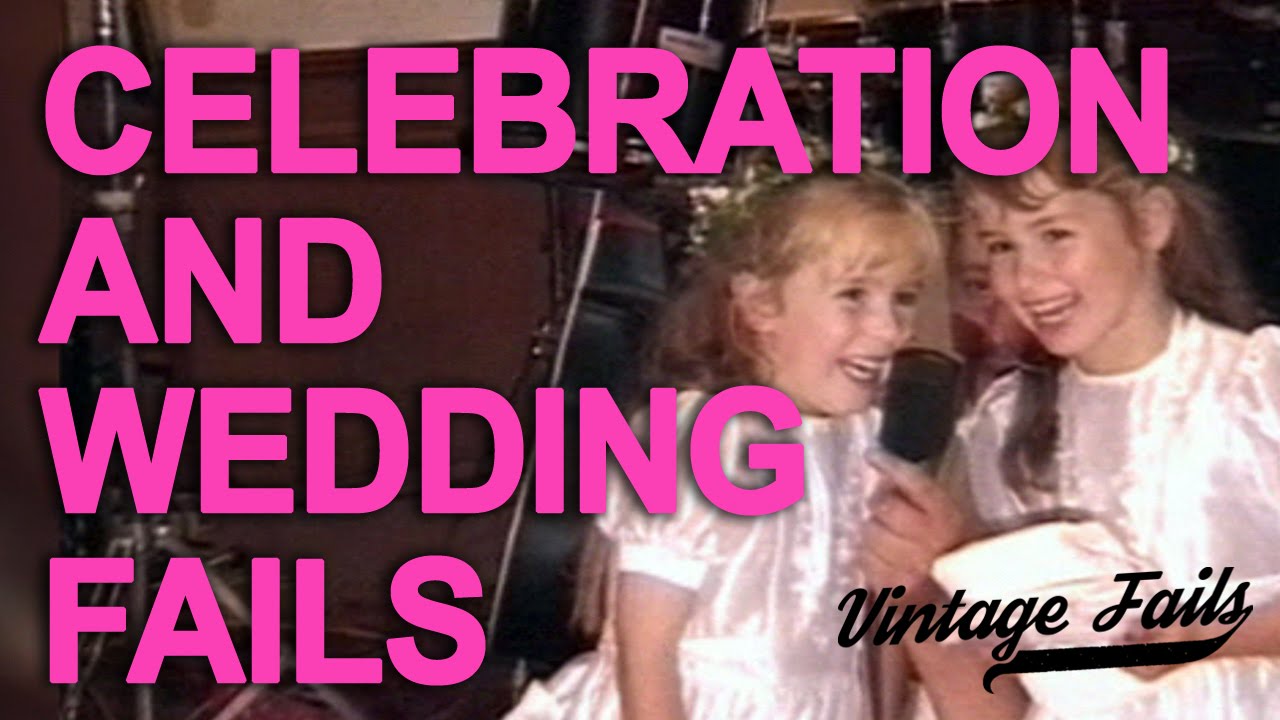 Vintage Fails Compilation #4 - Weddings and family events - Old but funny!