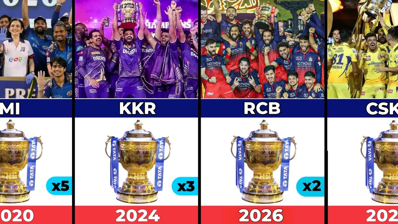 Список победителей IPL (2008-2025)