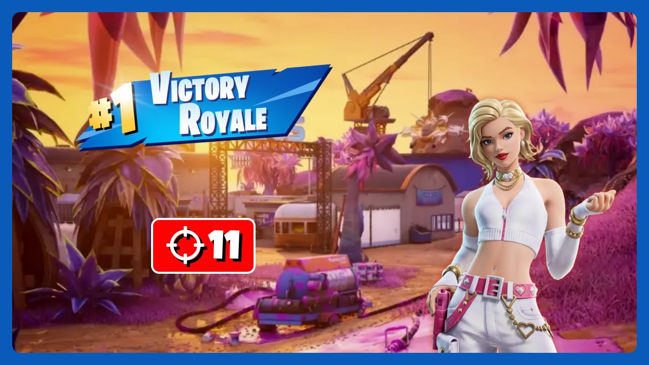 11 Eliminations Fortnite 'Zero Build' Gameplay Win Random Squads