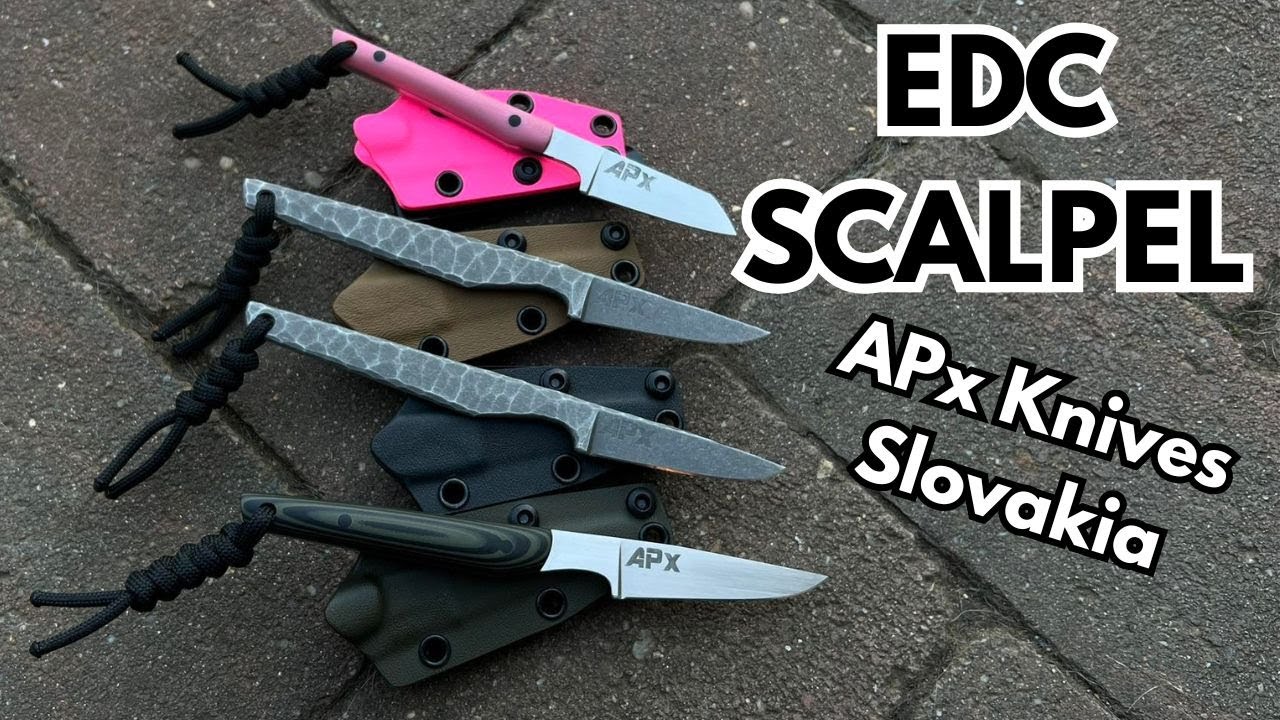 Ukážka nožov EDC Scalpel!