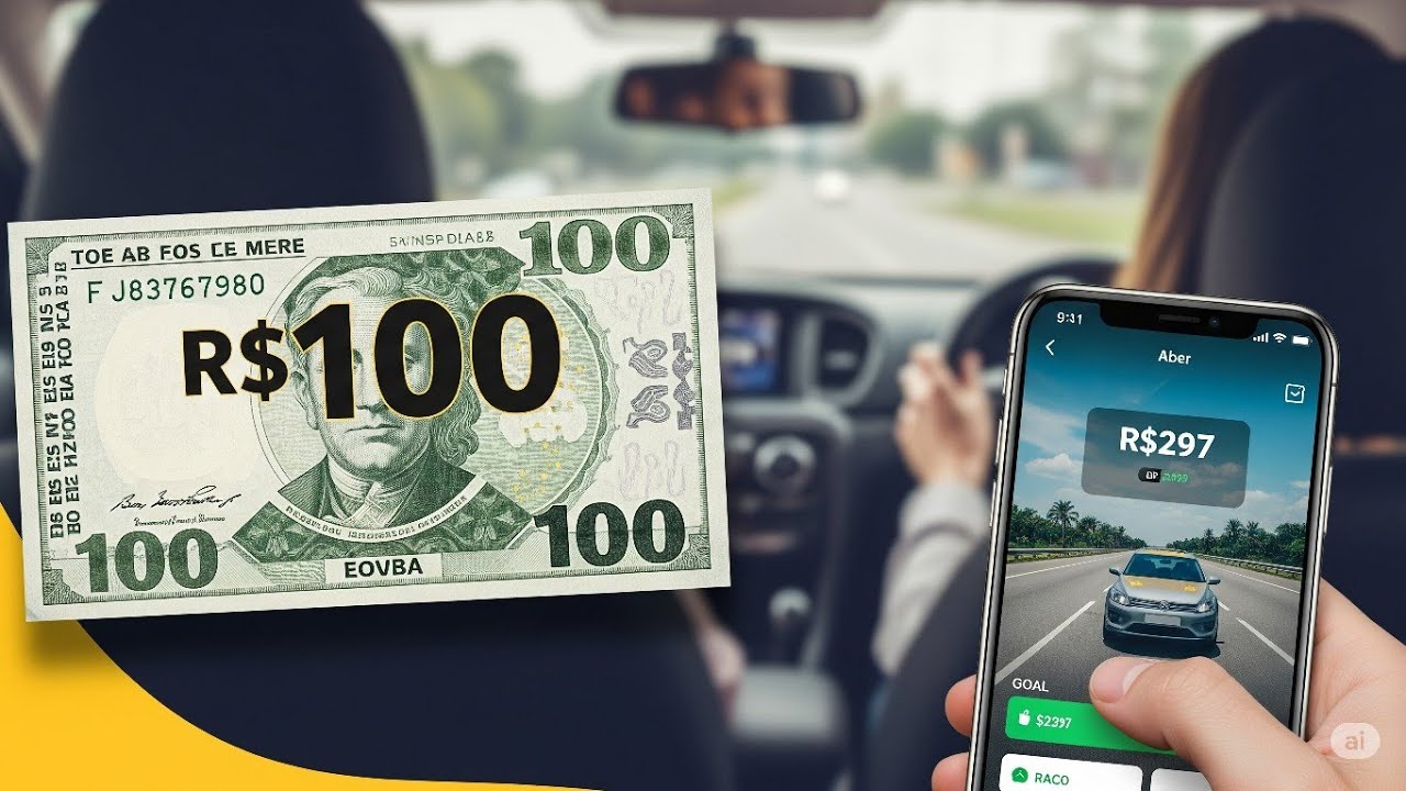 Quantas horas? pra Ganhar: R$100 de Lucro L&iacute;quido 💰 na UBER