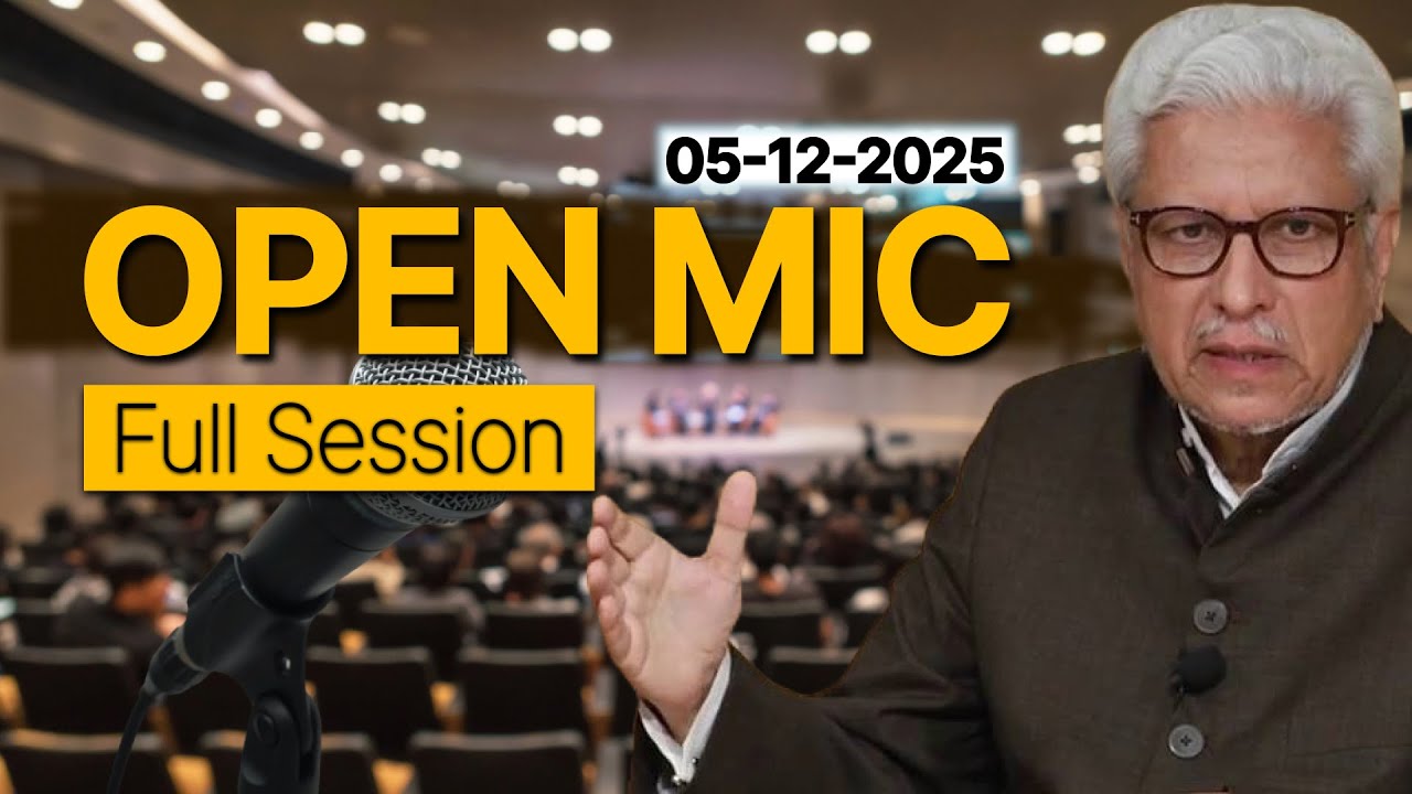 Open Mic Full Program | 05 December 2025 | Javed Ahmad Ghamidi Q&A Session | Open Mic 05-12-2025