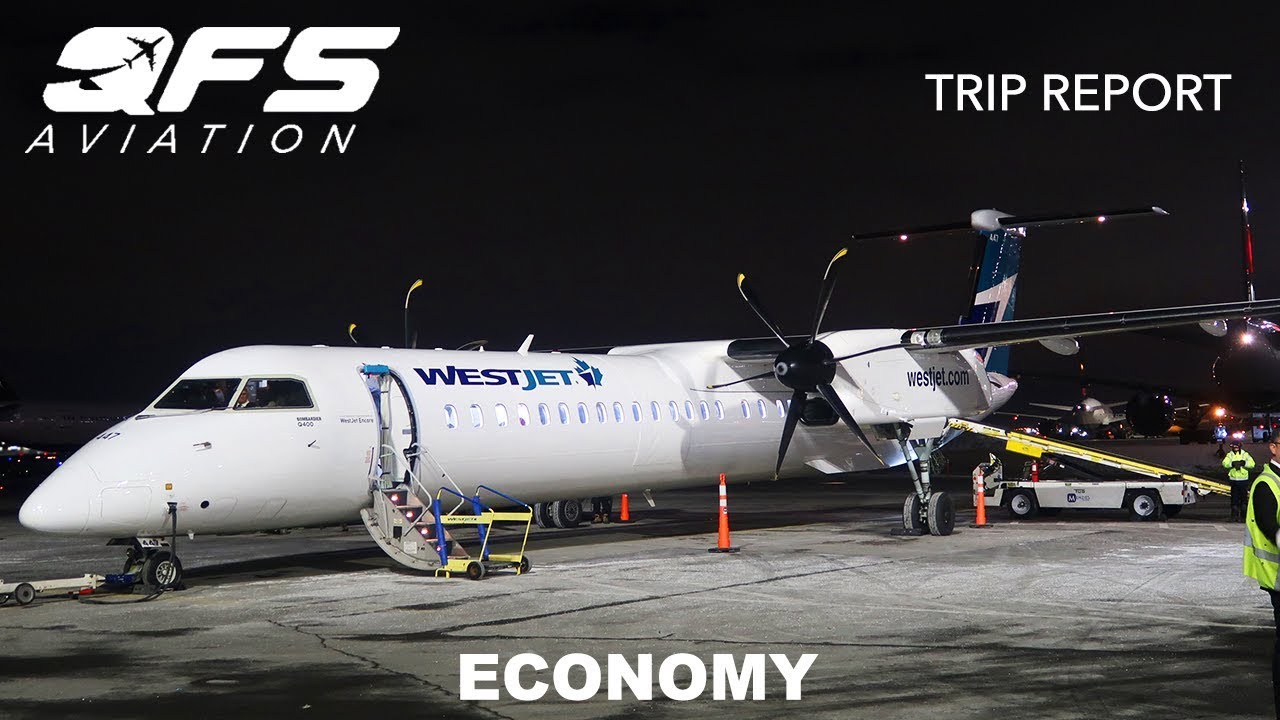 TRIP REPORT | WestJet Encore - Bombardier Dash 8 Q400 - Toronto (YYZ) to Quebec City (YQB) | Economy