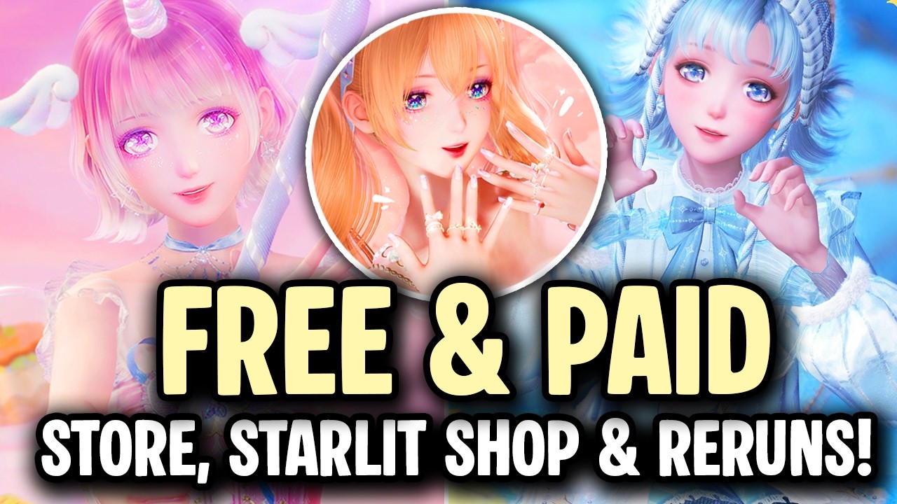 ALL NEW FREE & PAID Outfits!🩷(Starlit shop, Store & Reruns!) - Infinity Nikki V2.3