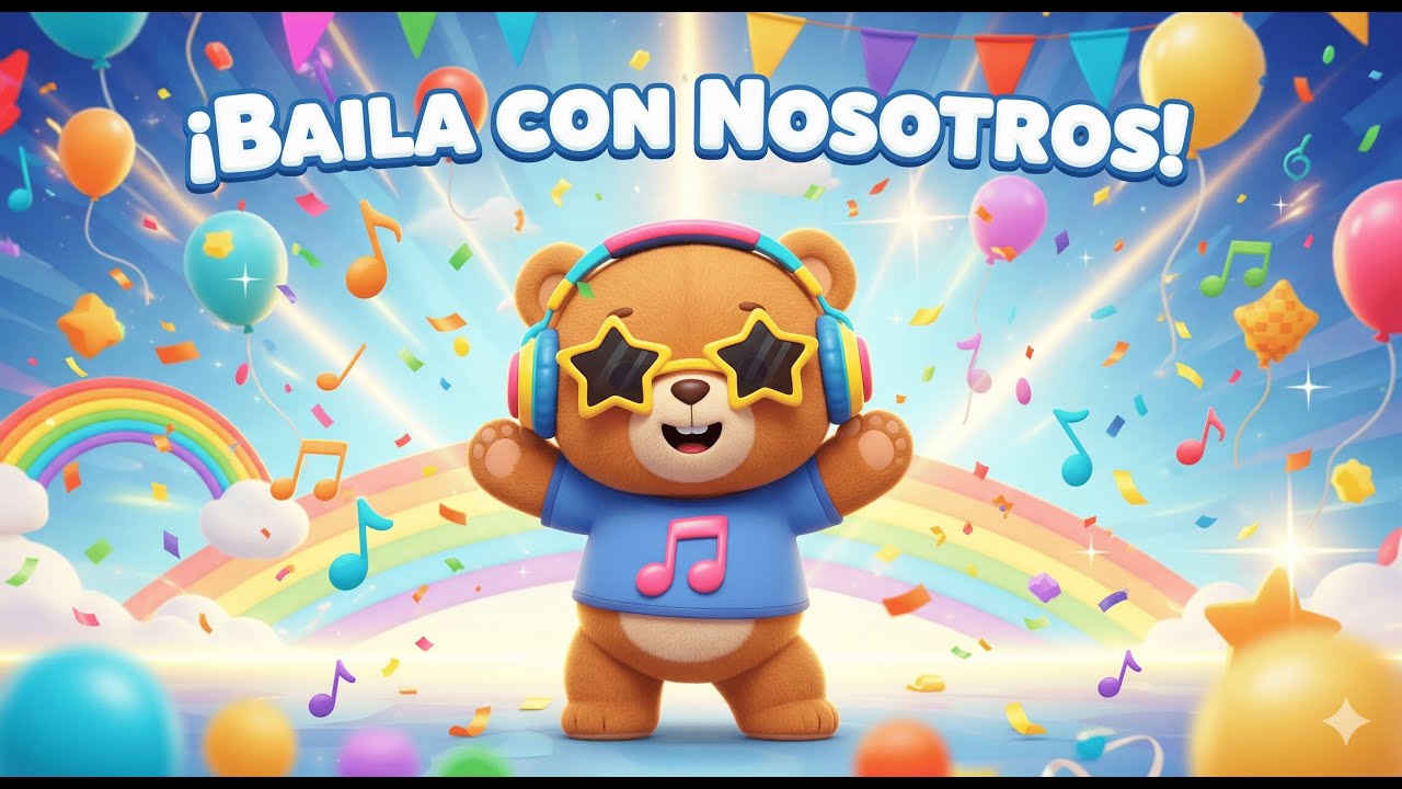 🕺🎶 Baila con Nosotros | Mix de M&uacute;sica Infantil Animada
