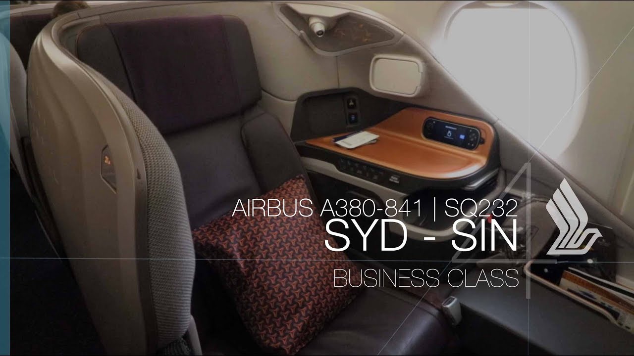 Singapore Airlines A380 New Business Class Experience | SQ232 SYD-SIN