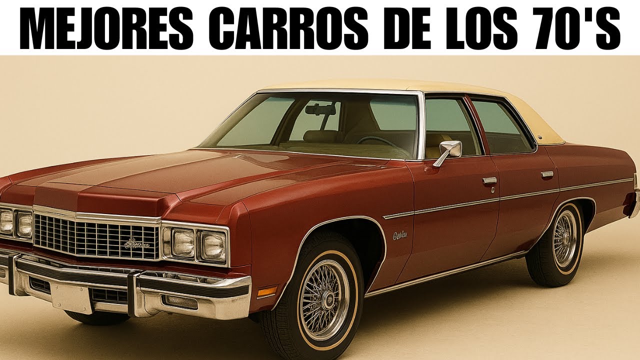 10 coches clásicos de los años 70: Potencia pura y elegancia atemporal