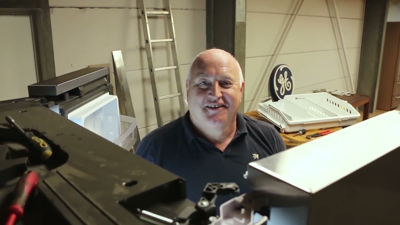GE IO Mabe French Door Side by Side Kühlschrank Dach, Türen und Lade abbauen um Ihm rein zu bringen