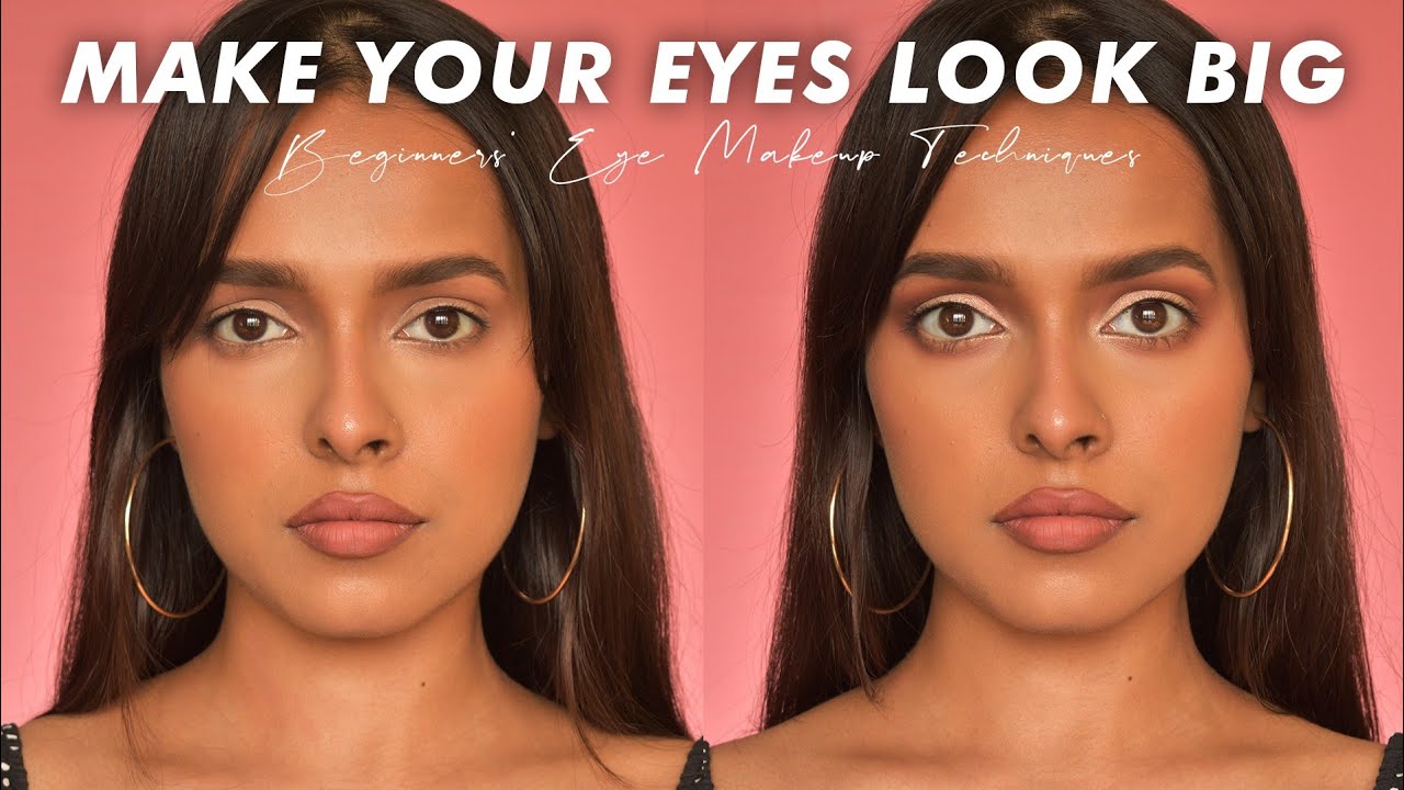 EYESHADOW Tips & Tools FOR BEGINNERS -Make your eyes look round and youthful