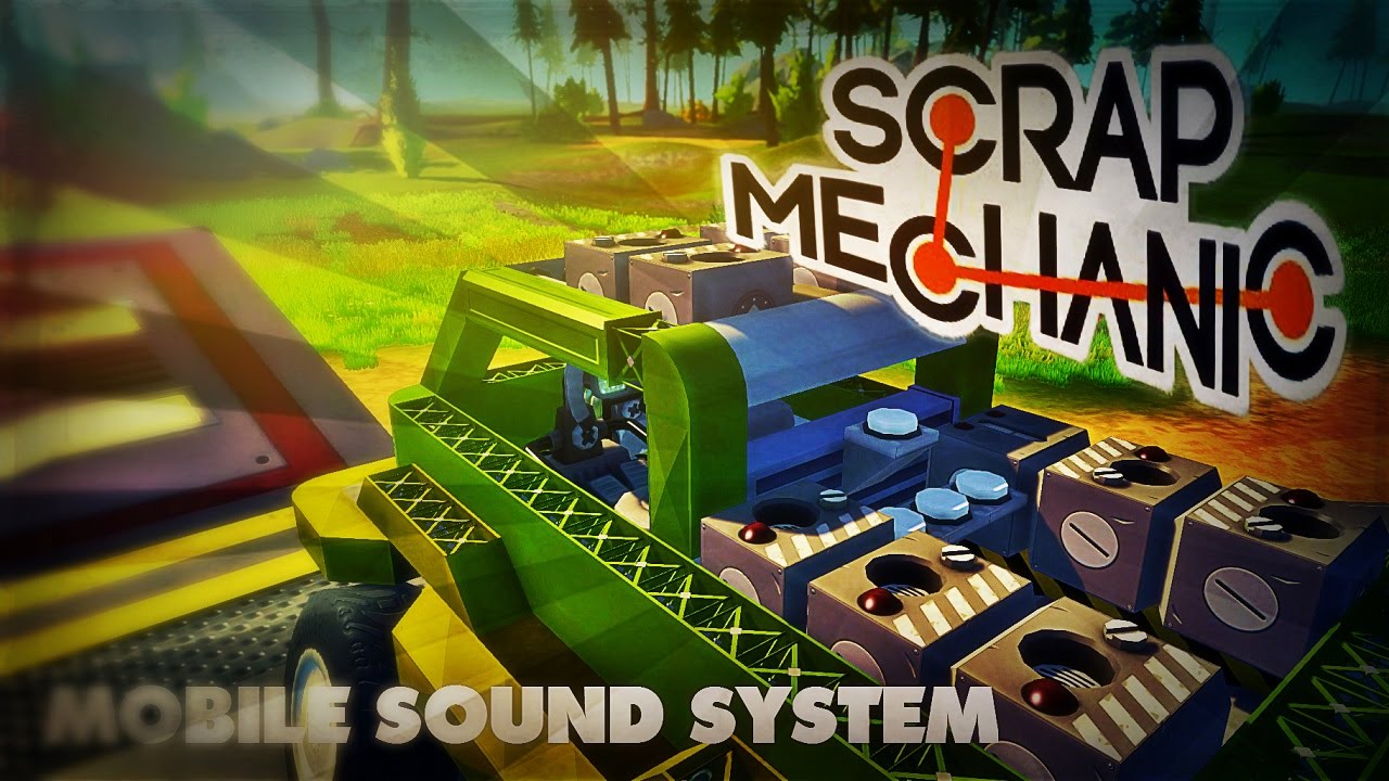 Scrap Mechanic - MOBILE SOUND SYSTEM - totebot heads