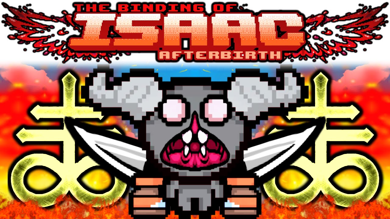 The Binding of Isaac AFTERBIRTH: BRIMSTONE + MONSTRO'S LUNG + MOM'S KNIFE + BOUNCING TEARS