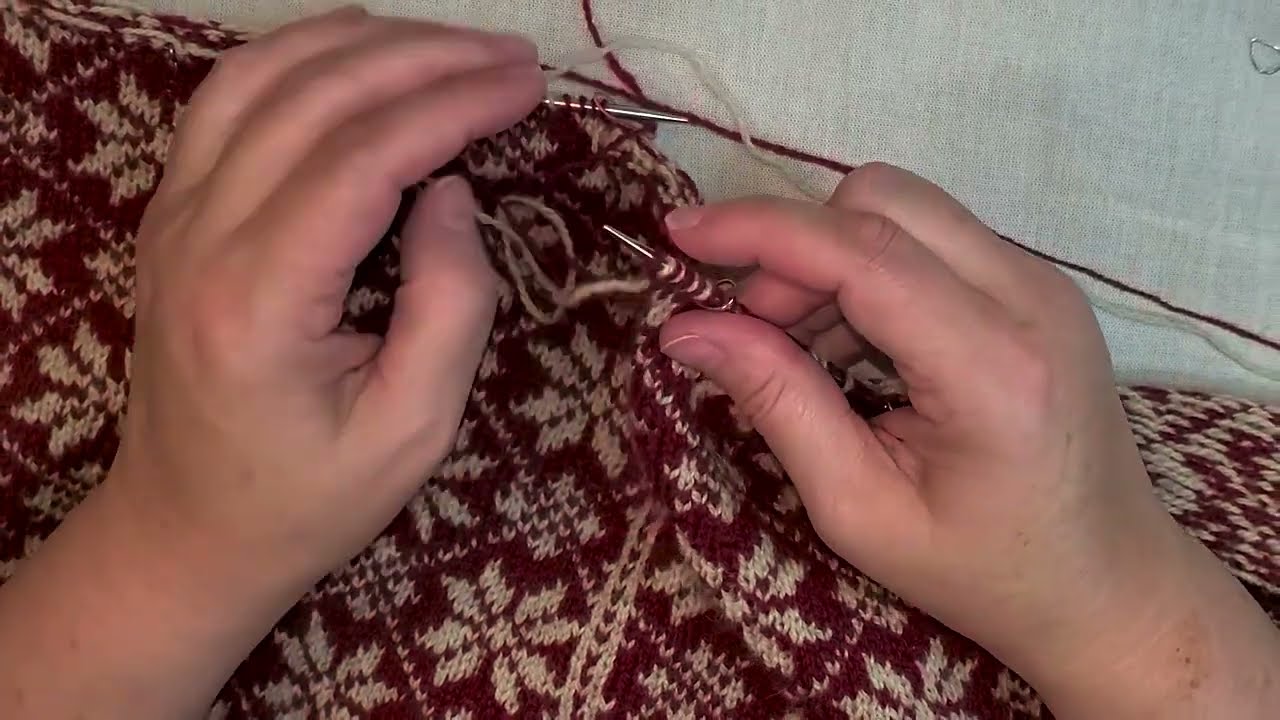 Starting Armhole Steeks