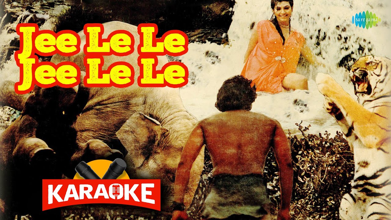 Jee Le Le Jee Le Le - Karaoke With Lyrics | Bappi Lahiri | Alisha Chinai |  Retro Hindi Song Karaoke