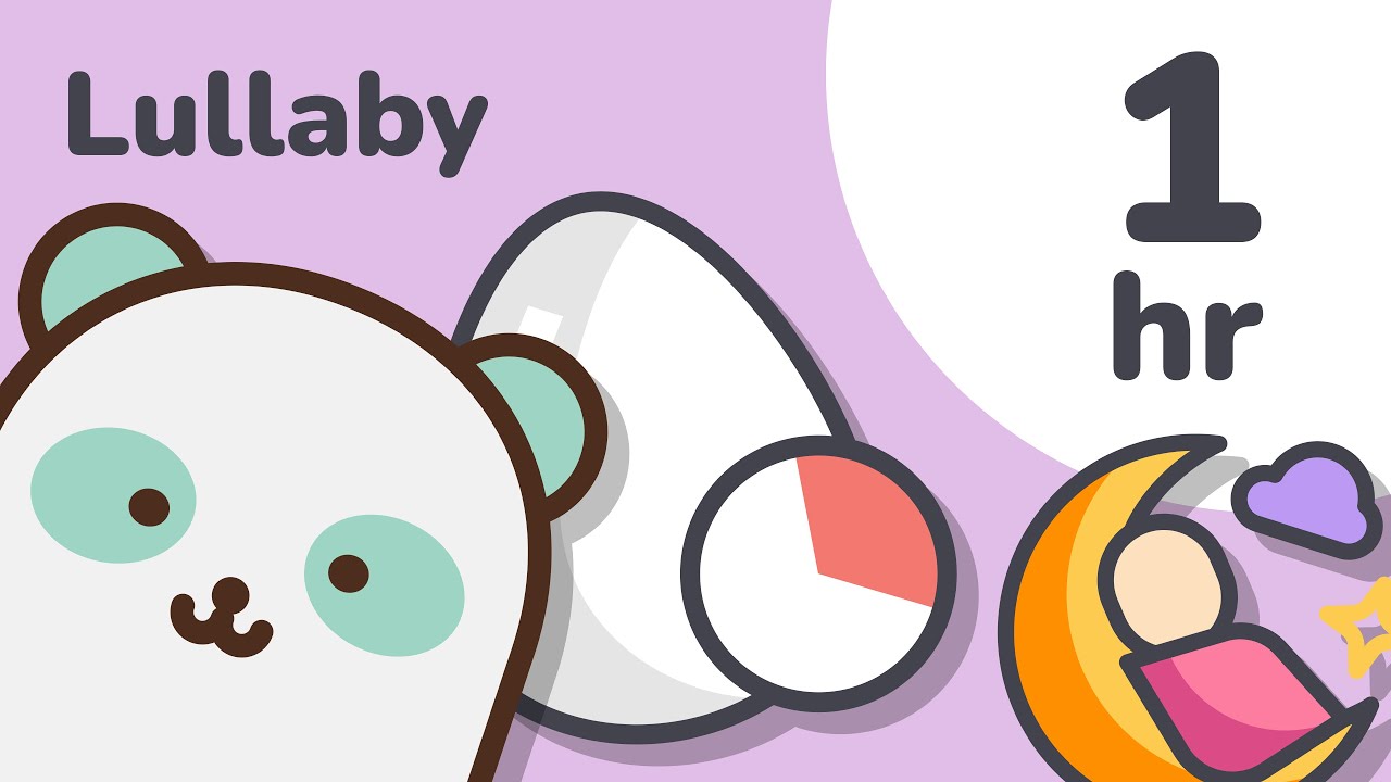 1 Hour Lullaby & Sleep Timer for Kids (Visual Countdown)