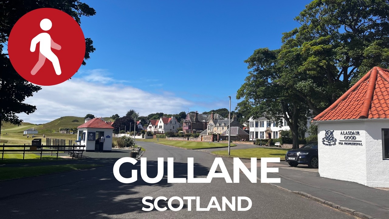 GULLANE WALK AROUND: A Beautiful Town and Golfers Paradise!