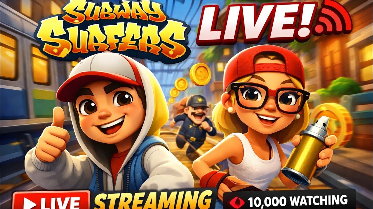 Subway Surfers gameplay 1 🎯🎯🎯 #subwaysurferslive #livegaming #subwaysurfers