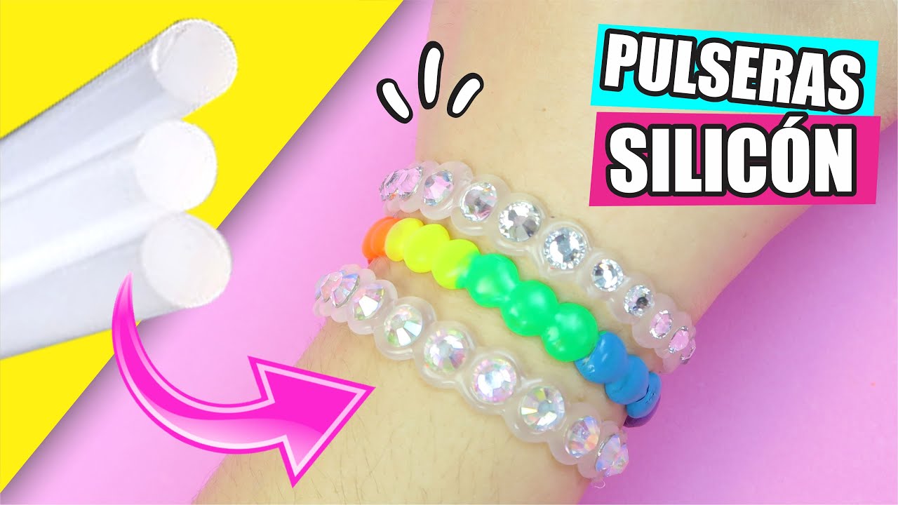PULSERAS DE SILICÓN CALIENTE  ★Así o más fácil★ Tutoriales Fáciles Paso a Paso