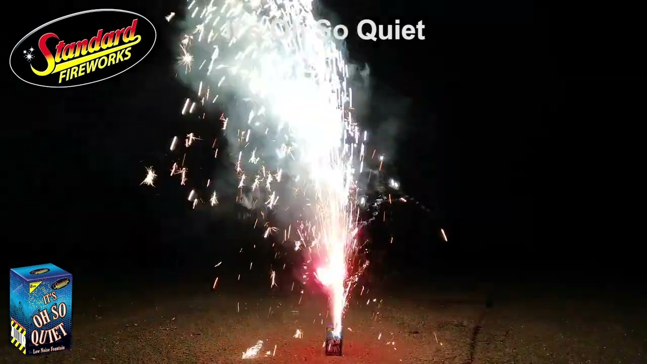 It's Oh So Quiet Low Noise Fountain by Standard Fireworks