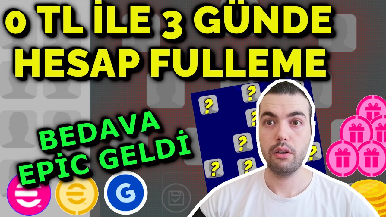 0 TL İLE 3 GÜNDE GÜÇLÜ KADRO 🔥 BEDAVAYA EPİC BİLE GELDİ 😲 67 SAATTE HESAP FULLEME ( EFOOTBALL 2024 )