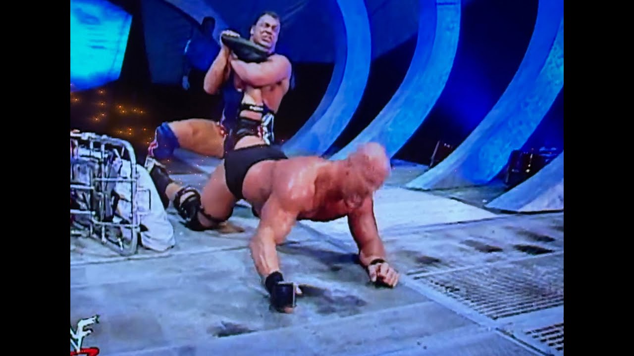 WWE: WWF SMACKDOWN! - 9 августа 2001 г. (Курт Энгл заставляет Стоуна Колда сдаться)