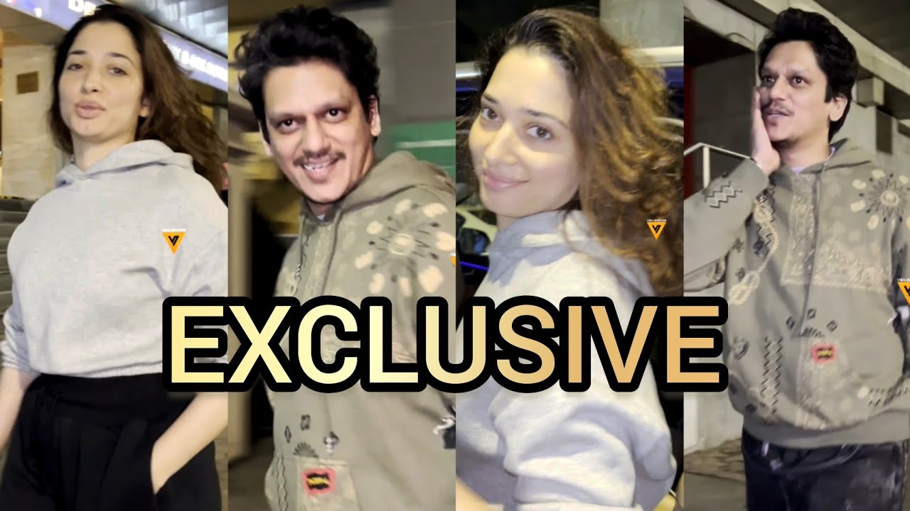 EXCLUSIVE : Tamanna Bhatia & Vijay Verma Today for A Movie Date 😍🌹📸
