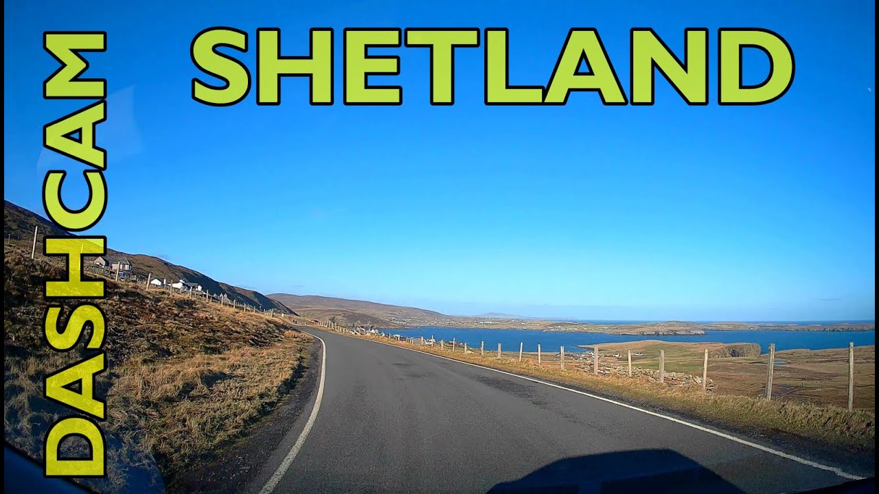 Cunningsburgh to Sandwick via Exnaboe, Toab and Levenwick - Driving in the Shetland Islands