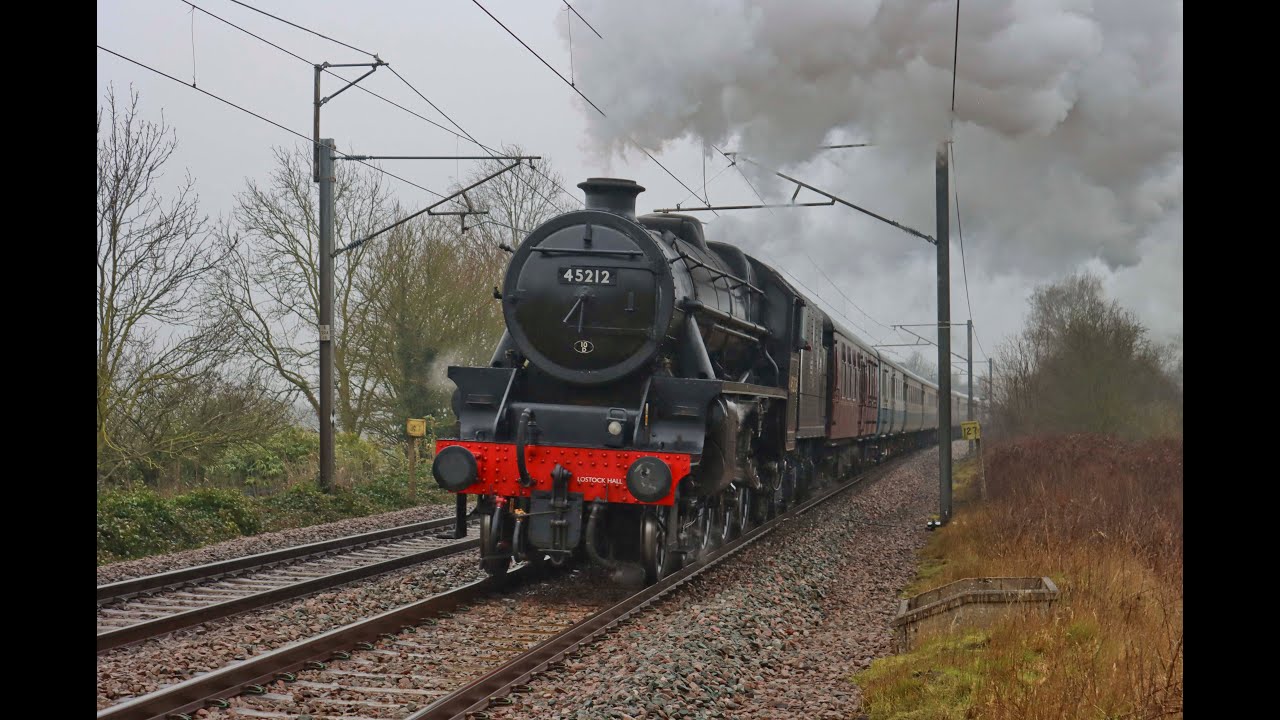 Black 5 45212 | The White Rose - Stevenage, Sutton on Trent, Scrooby & Doncaster - Sat 15th Feb 2025