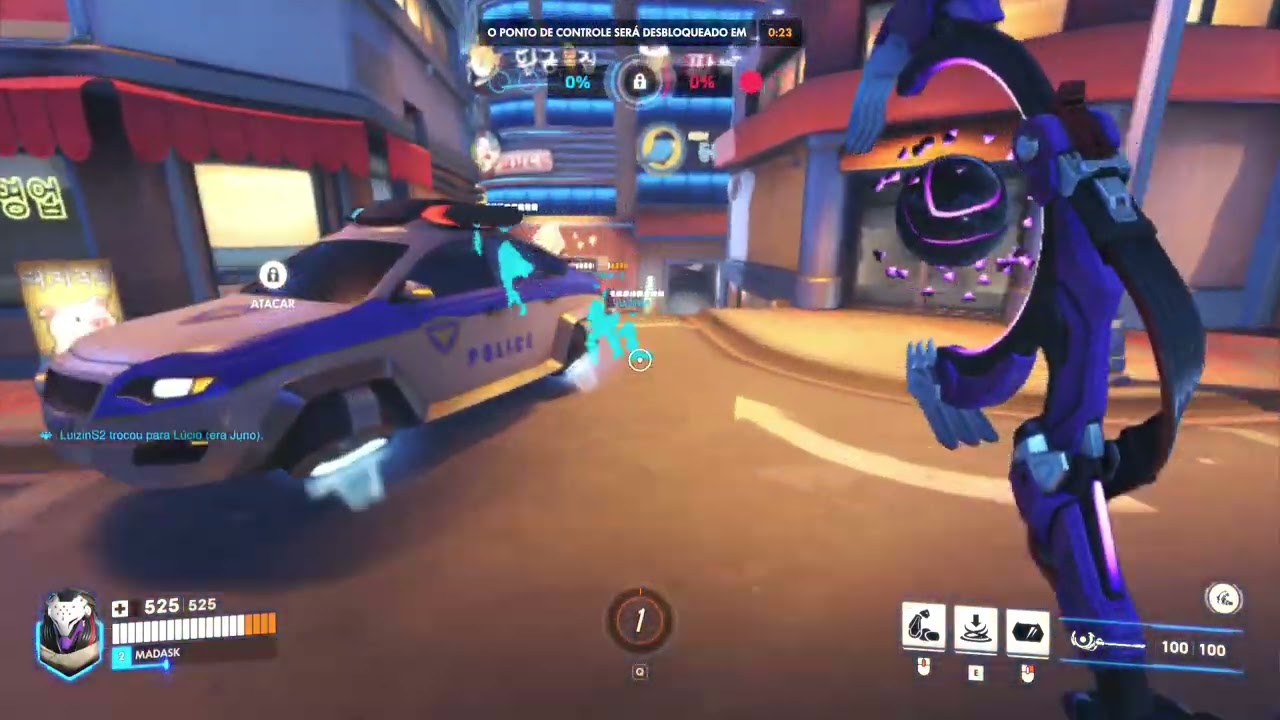 Pior jogador de overwath jogando com Ramatta 
