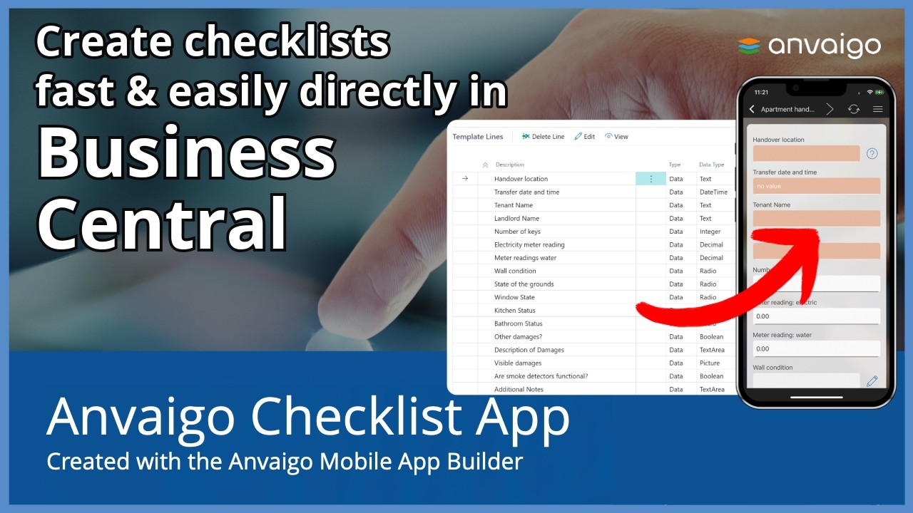 Anvaigo Checklist App – Customize directly in Business Central [2/3] (updated)