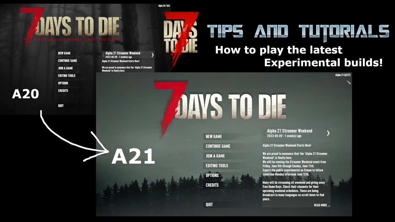 7DTD Tips - How to play experimental