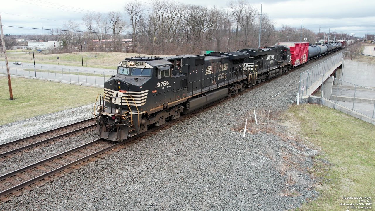NS 9766 Mishawaka, IN 3/24/22 Train 17v Edit