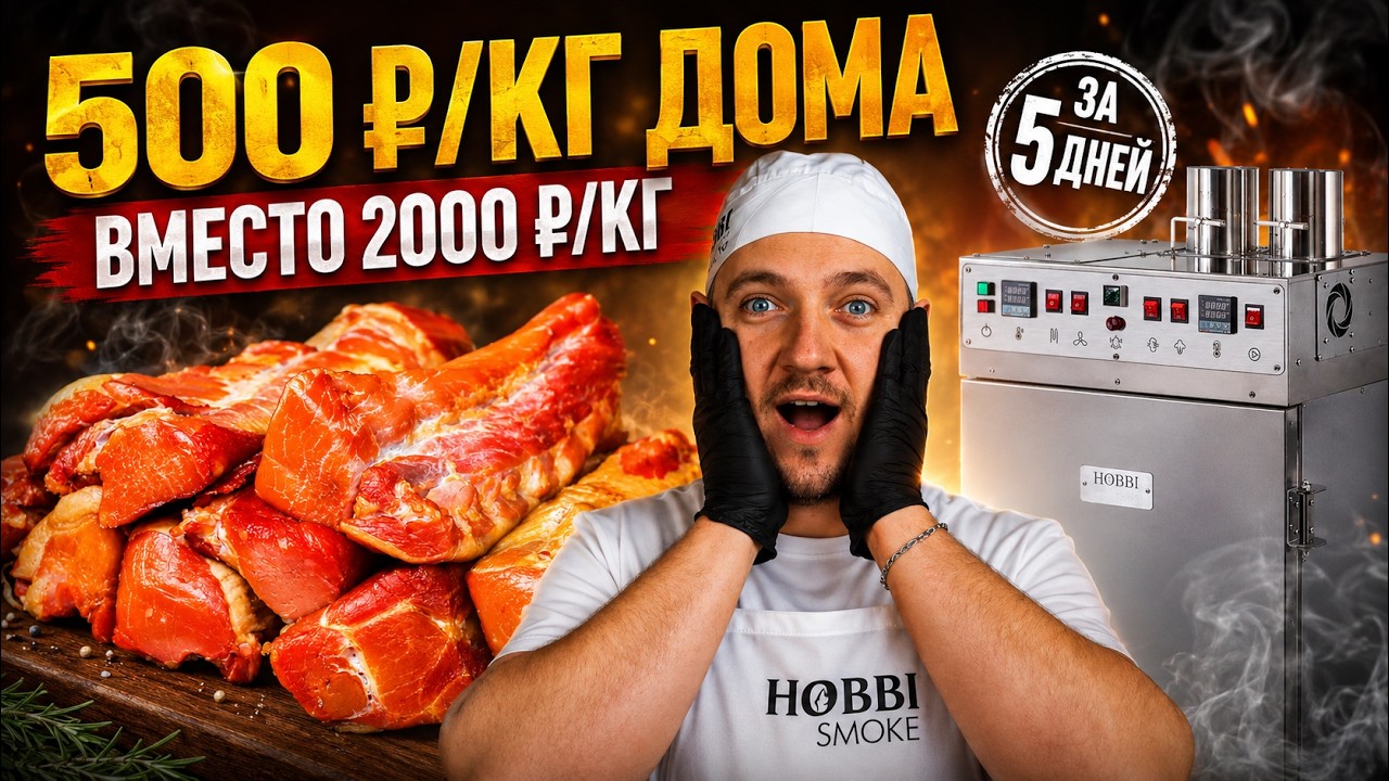 СЫРОКОПЧЕНОЕ МЯСО за 500₽/кг - карбонад КАСЛО