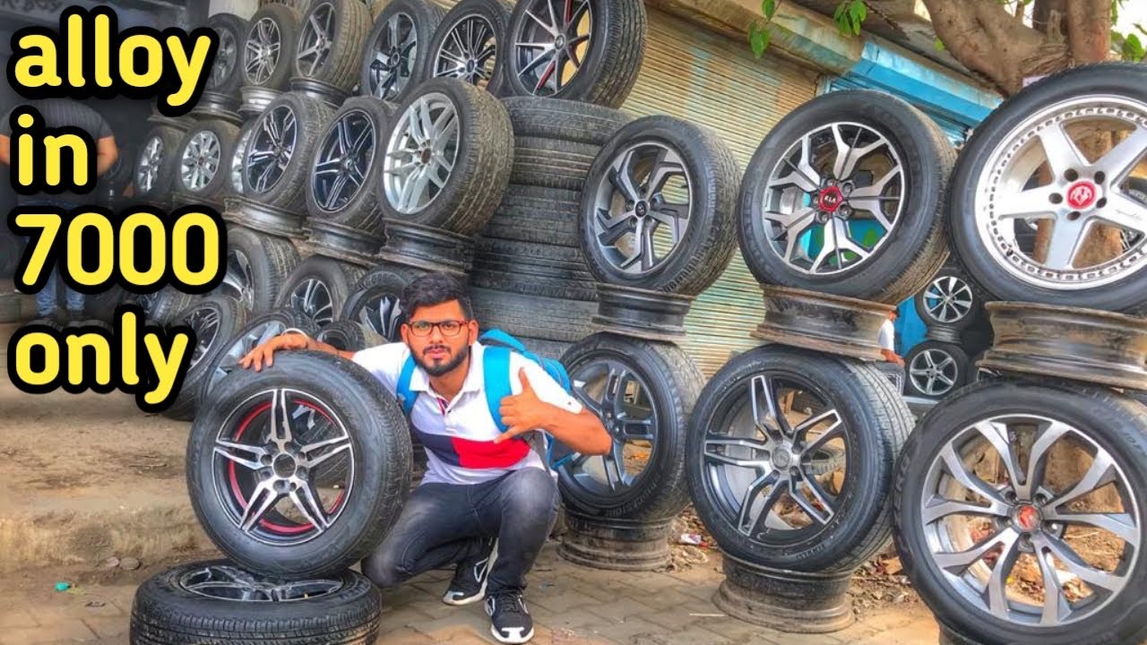 लो भाई branded alloy wheels इतने सस्ते दामों पे | mayapuri alloy market ❤️