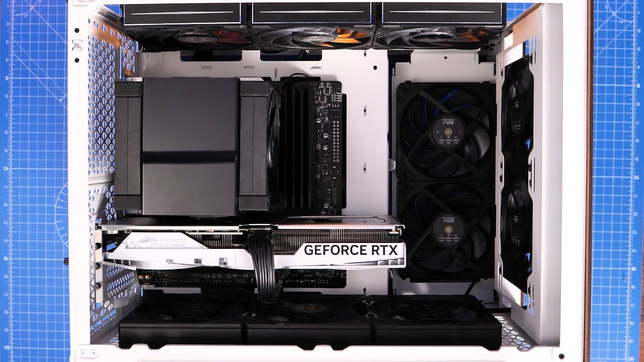 Corsair 2500D Airflow Showcase - Stealth build with Black fans and a DeepCool AK500 Digital