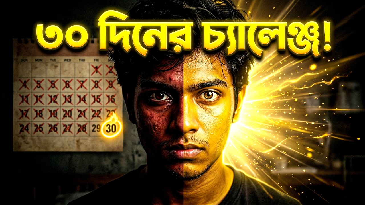 ১ মাস এভাবে চলুন: 🔥 জীবন বদলে যাবেই! | The Ultimate Discipline Challenge | Bangla Motivational Video