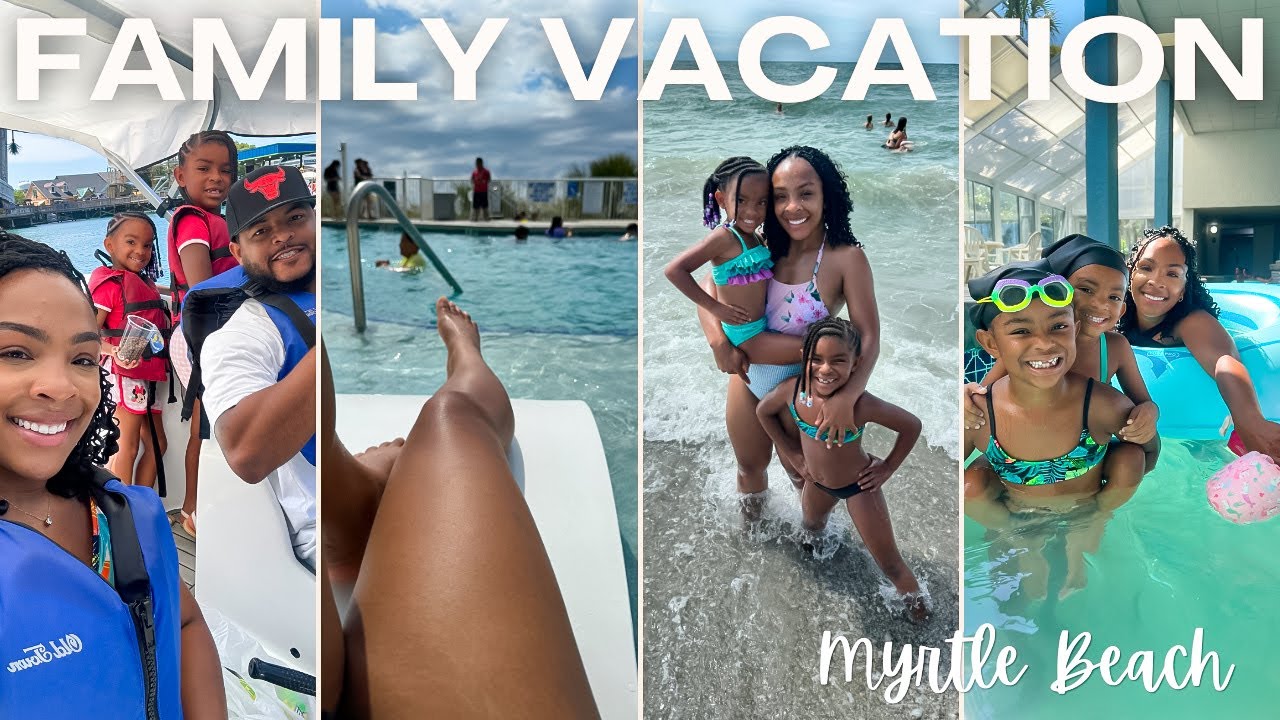 family travel vlog | Myrtle Beach, new resturants👌🏽, my kids can SWIM really good