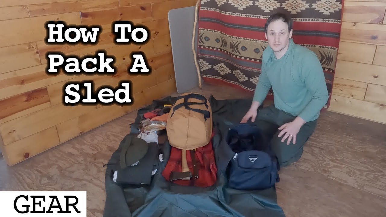 How to Pack a Sled for Winter Camping