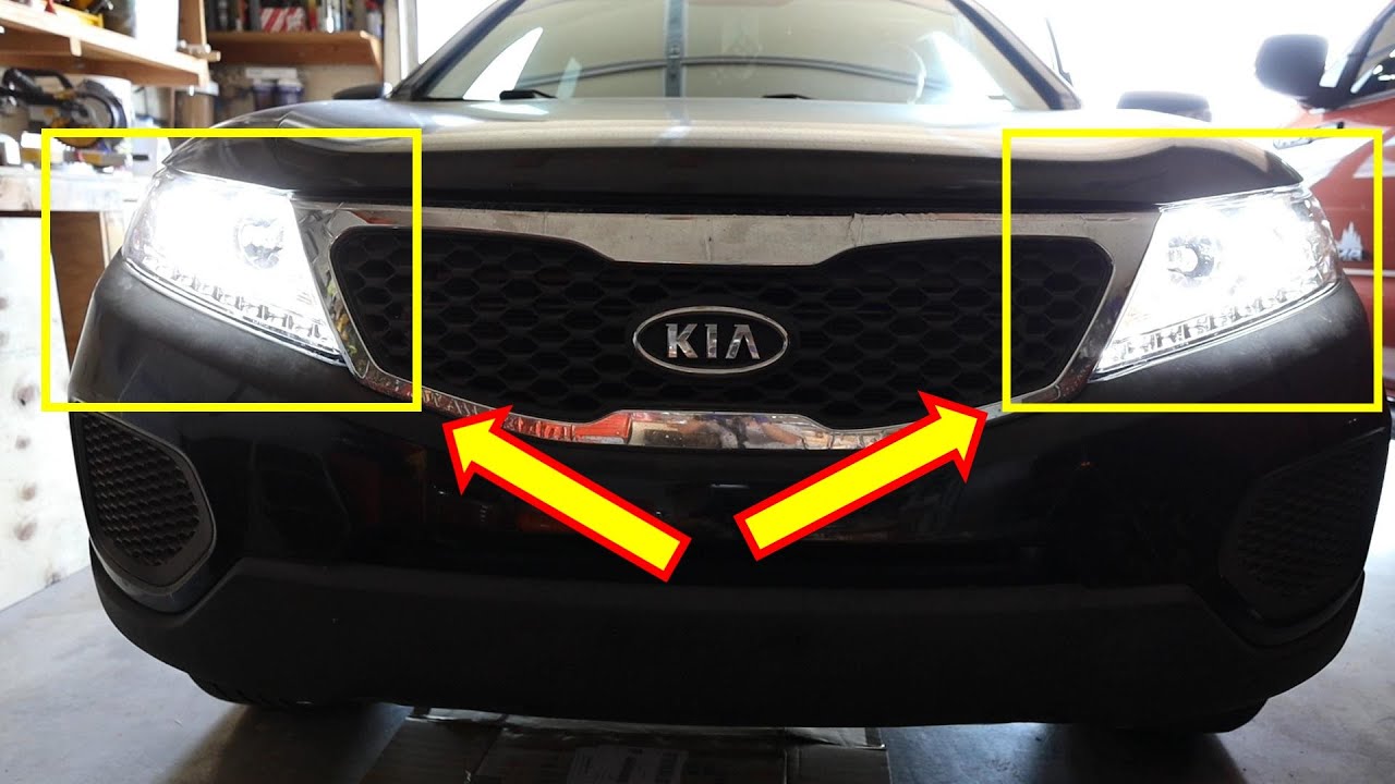 Kia Sorento Headlight Replacement