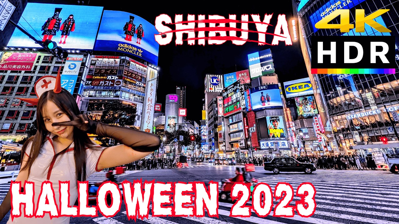 Tokyo Shibuya Halloween 2023 - 4K HDR
