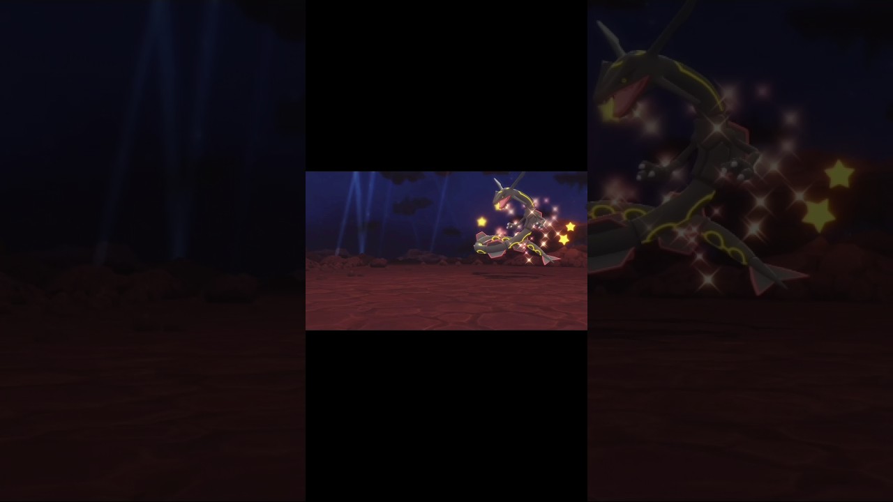 Shiny Rayquaza - Pok&eacute;mon Brilliant Diamond and Shining Pearl