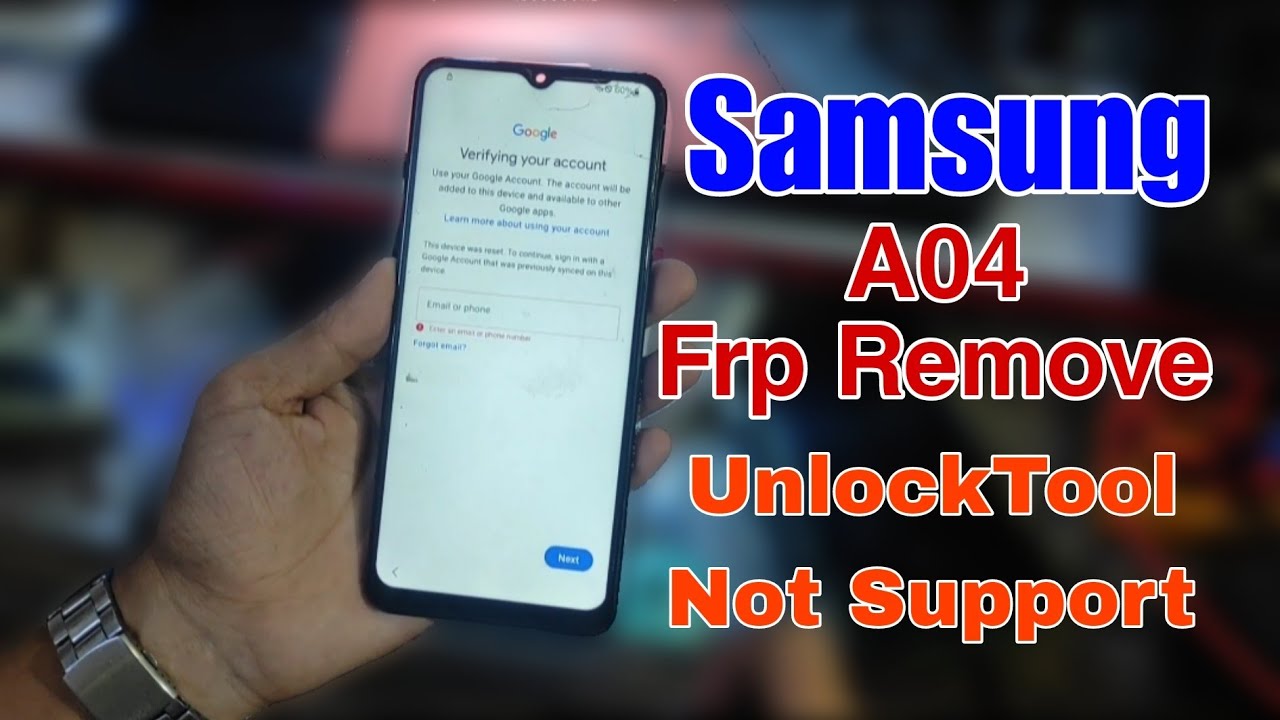 SAMSUNG A04 Sm-A045 Frp Remove All Security | UnlockTool Not Supported | Mobile Garage