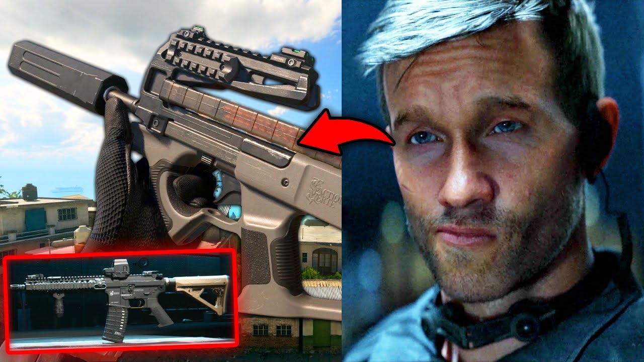 Phillip Graves Custom P90 & M4 from MWII Campaign in Modern Warfare 2 Gameplay