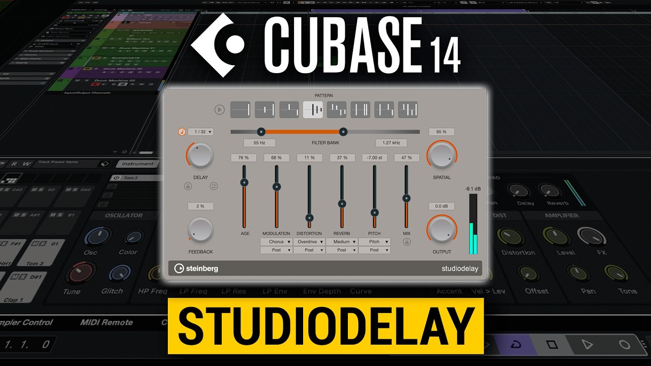 Studio Delay &ndash; Sonic playground | New Features in Cubase 14