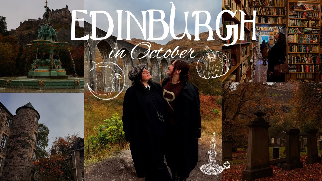 Autumn in Edinburgh: Spend 5 Magical Days with me (Bookstores, Highlands, & Exploring) ༄˖°.🍂.ೃ࿔*:･