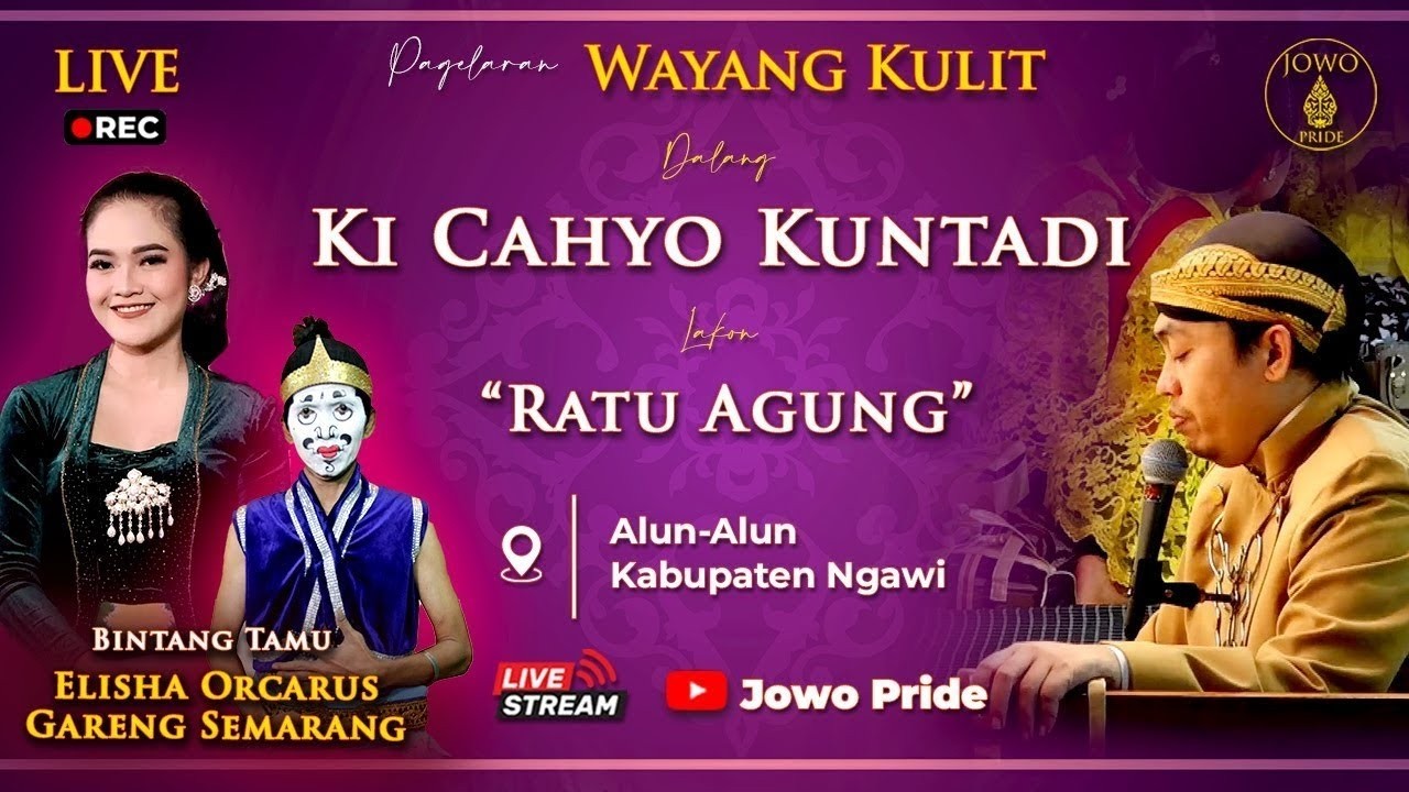 🔴Ratu Agung - Wayang Kulit Ki Cahyo Kuntadi BT Gareng Semarang & Elisha Orcarus Allasso | Ngawi