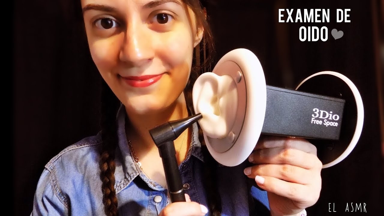 ♡ASMR español♡ EXAMINANDO TUS OIDOS♥ Doctor Roleplay *3Dio*