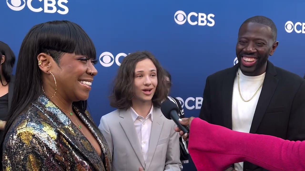 Tichina Arnold, Sheaun McKinney and Hank Greenspan ('The Neighborhood') CBS New Fall Schedule Party