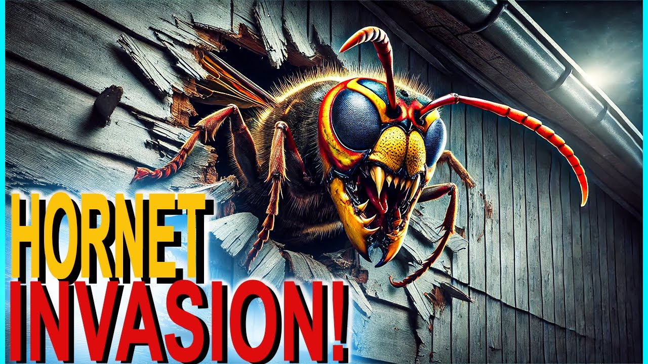 When European HORNETS Invade YOUR Home! | Removing A MASSIVE Hornet Nest!